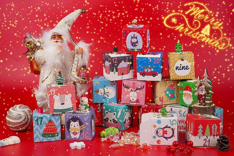 JWSCYSY 25 Pcs DIY Christmas Advent Calendar Boxes - Image 4